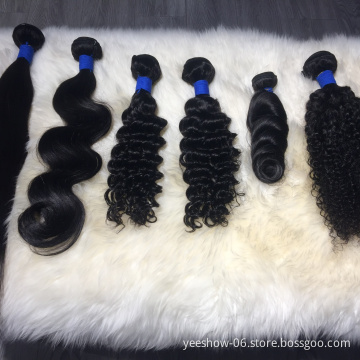 original extension ali grace bundles with closure grade 12a 100% human 8a grade virgin brazilian hair